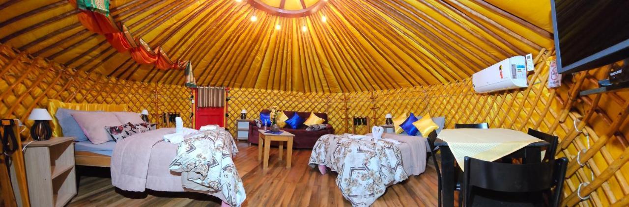 Casa Campo Yurt 3 Aconchego Tenda Mongolica Wifi Урубиси Экстерьер фото
